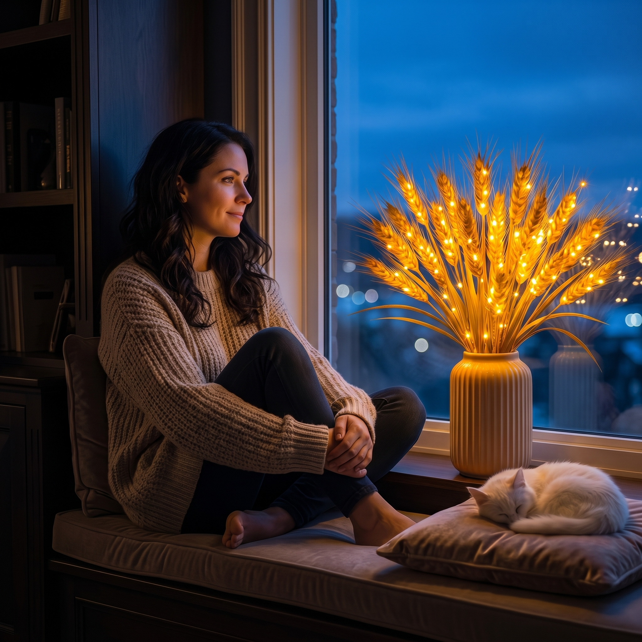 Lumenwheat – Glowing Wheat Centerpiece Light