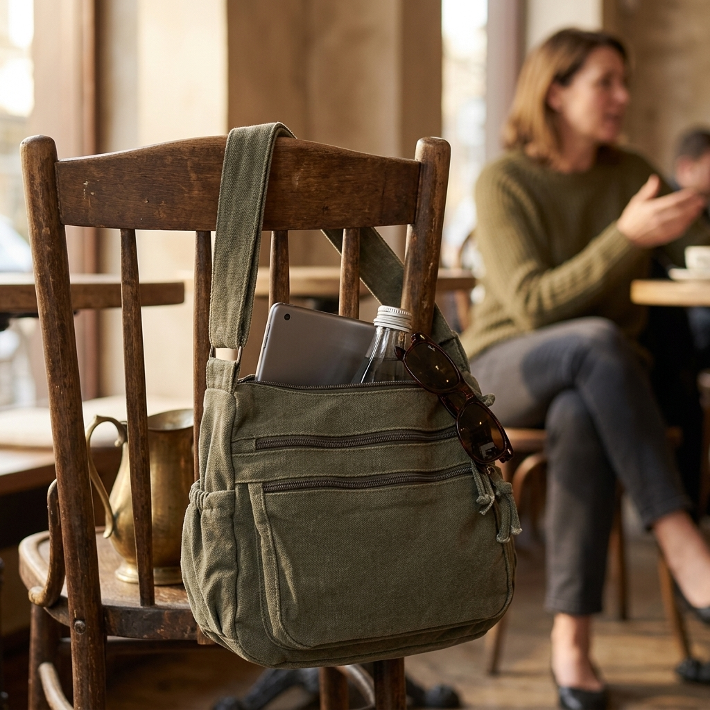Carvia – Washed Canvas Everyday Hobo Bag