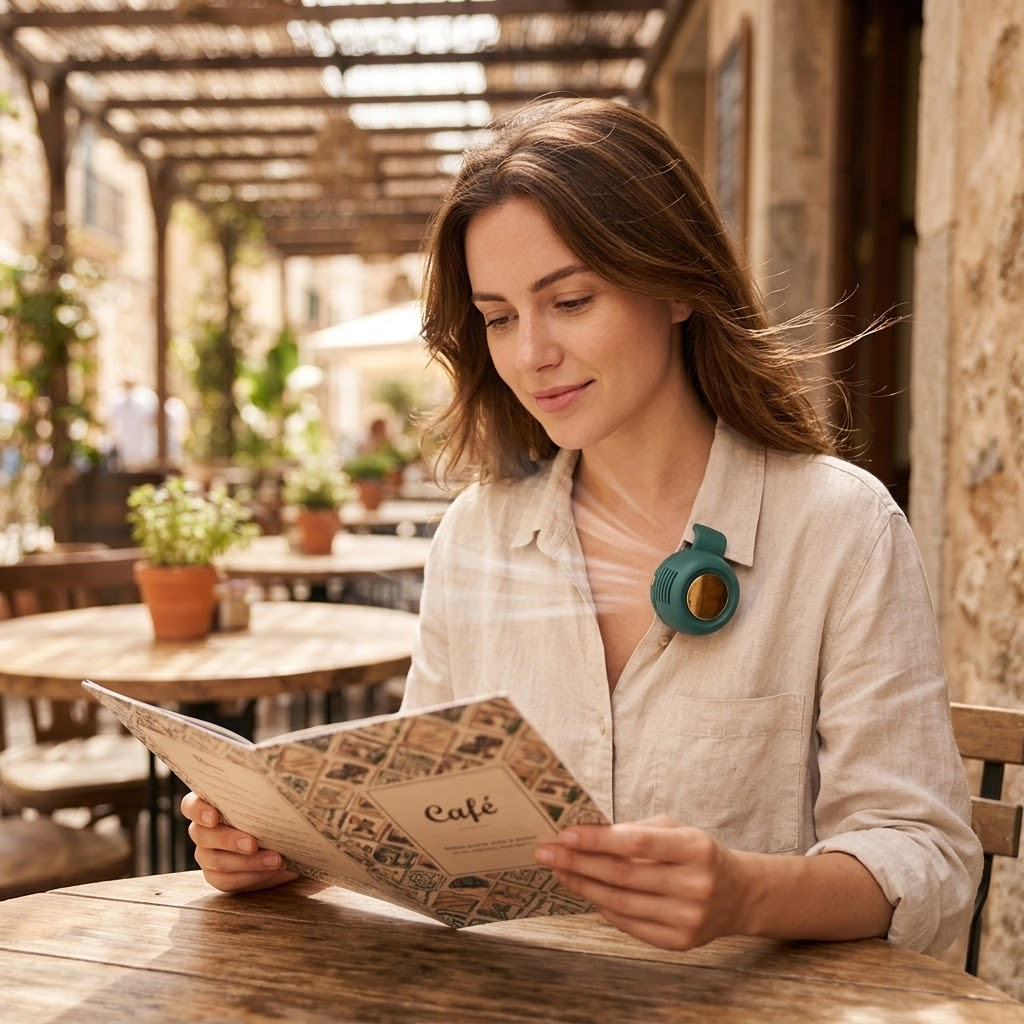 Breezly – Hands-Free Clip-On Cooling Fan