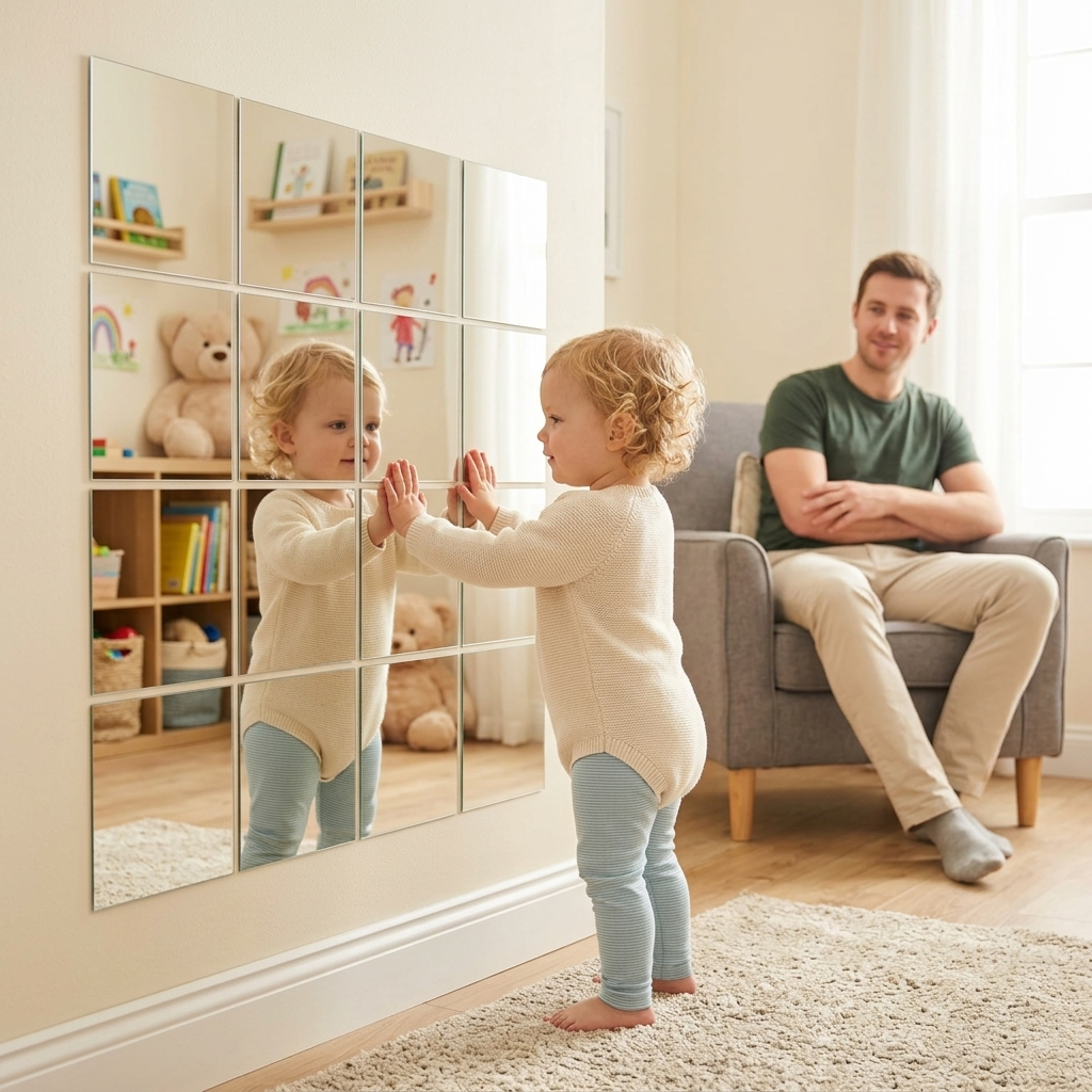 Clearvue – Shatterproof Full Length Wall Mirror Tiles