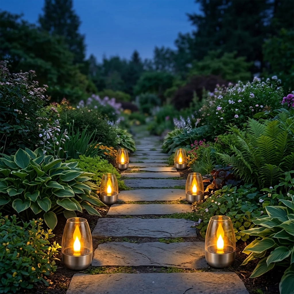 Lumivara – Solar Flickering Candle Light for Outdoor Evenings