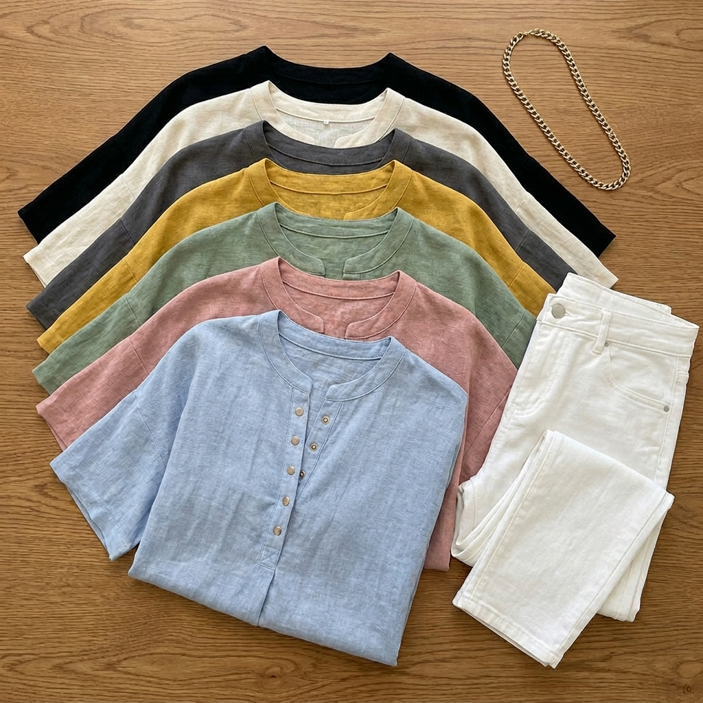 Lunavia Effortless Women's Henley Blouse