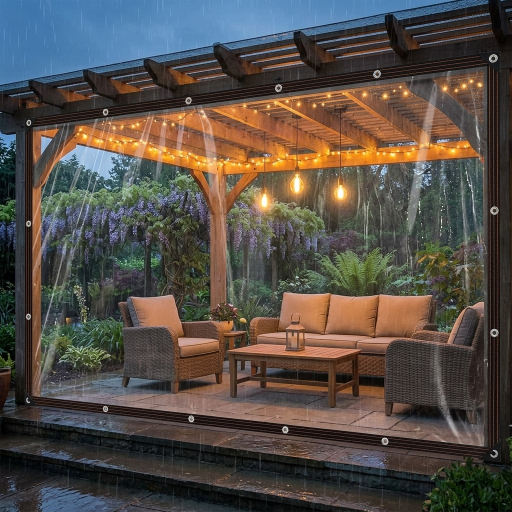 Clearvana – Clear Heavy-Duty Patio Tarp