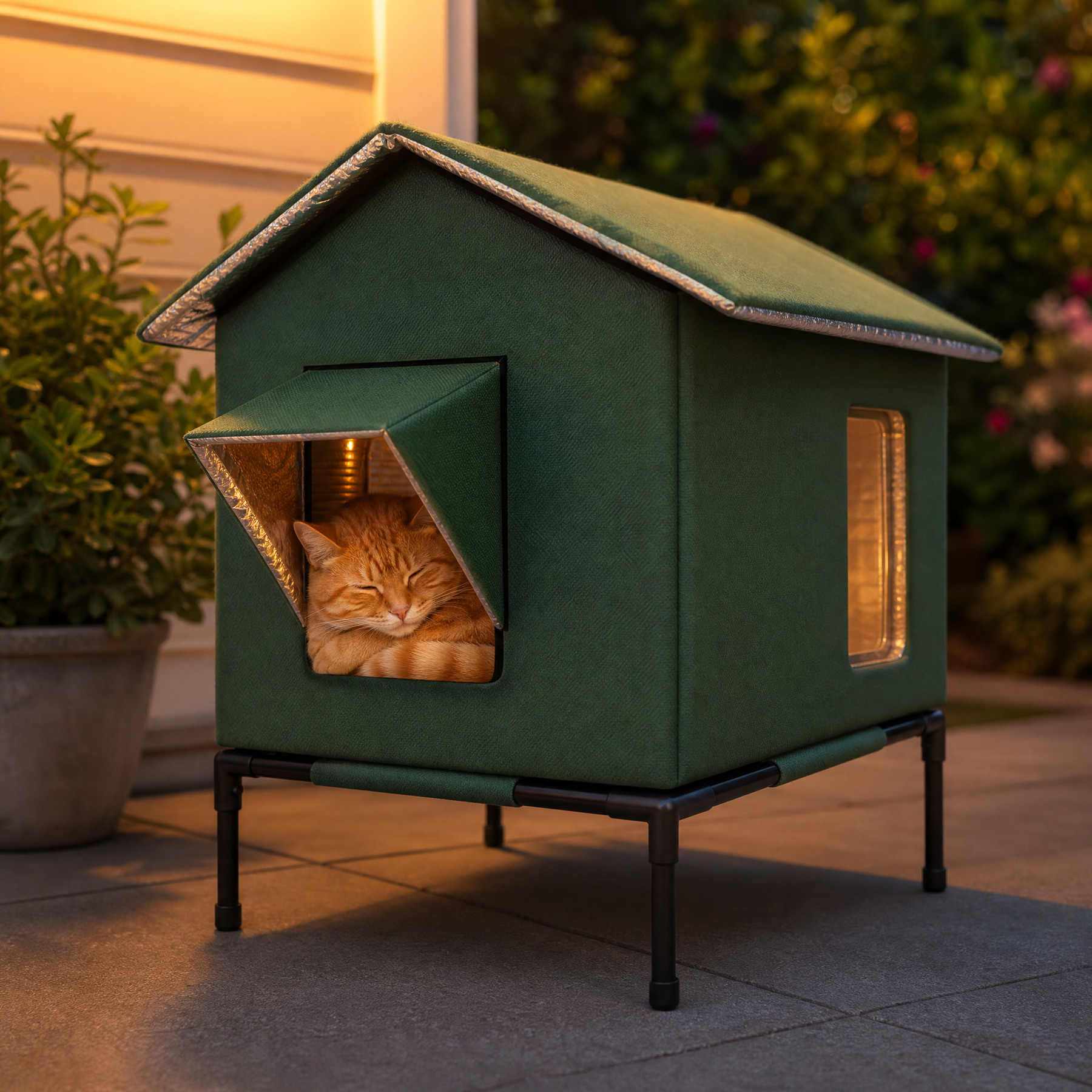 CatHaven – Waterproof Cat House with Thermal Lining