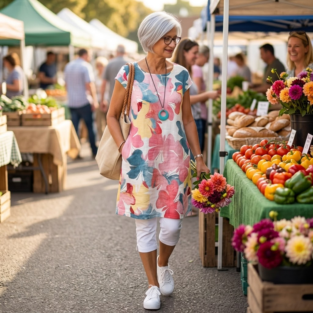 Florella – Watercolor Floral Summer Dress