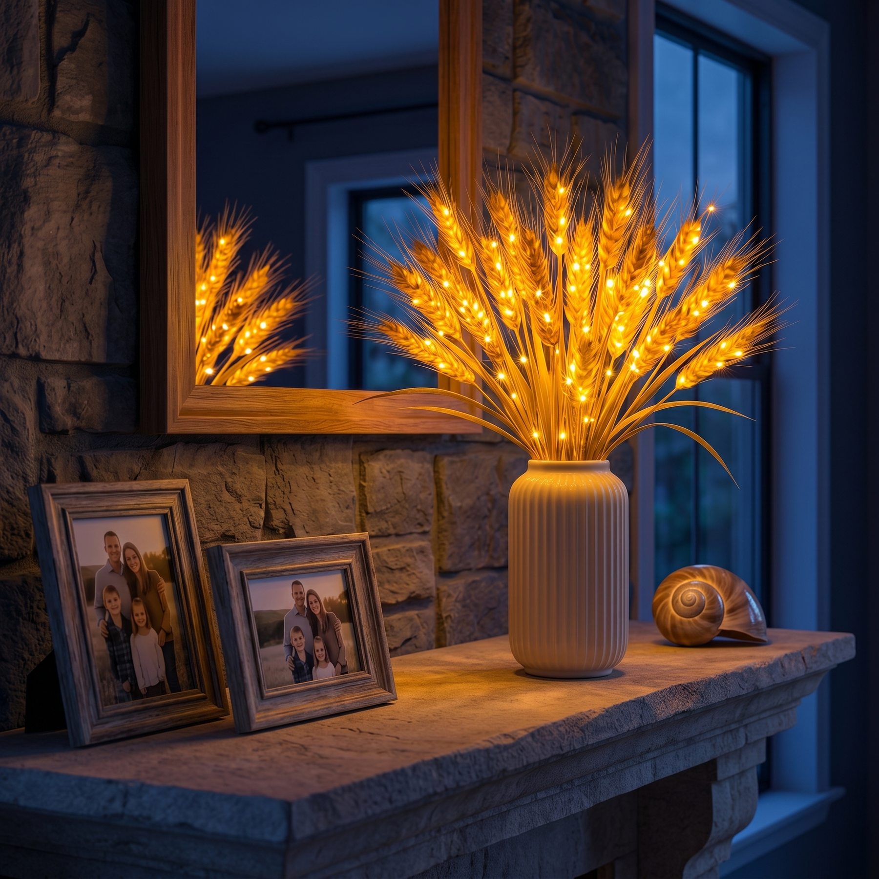Lumenwheat – Glowing Wheat Centerpiece Light