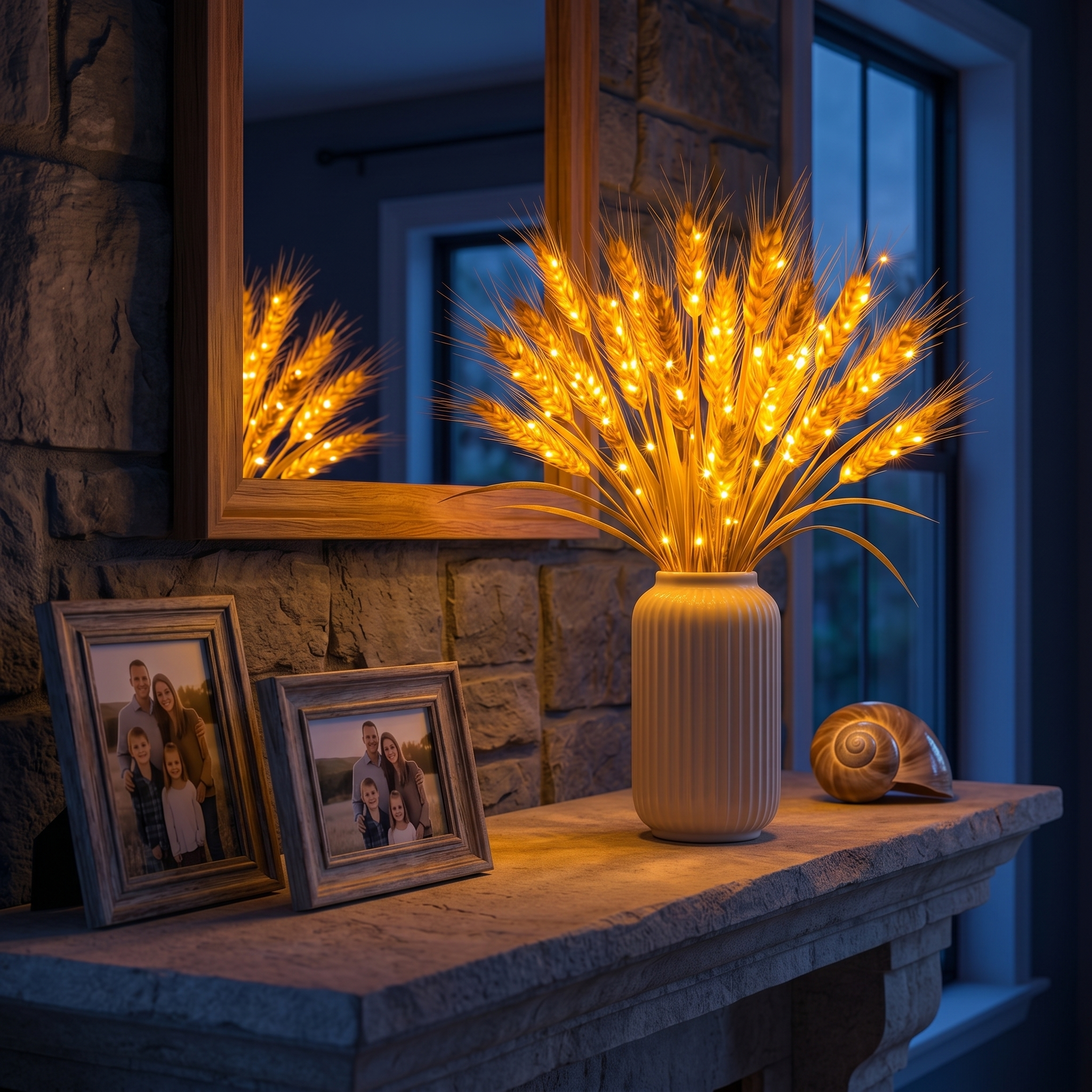 Lumenwheat – Glowing Wheat Centerpiece Light