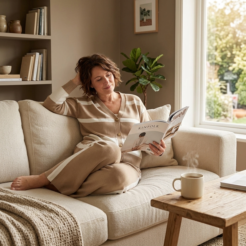 Lunaire – Women's 3 Piece Coordinated Knit Lounge Set