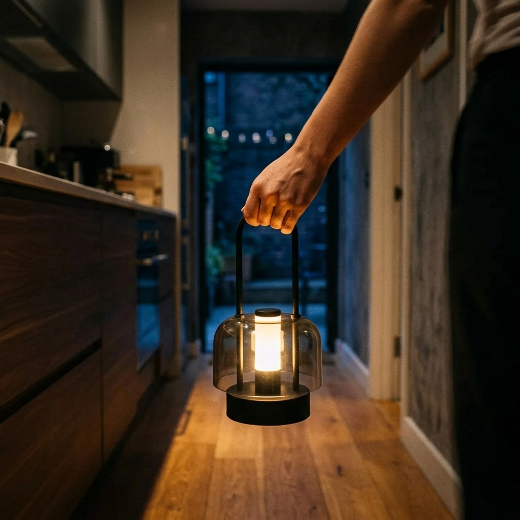 Lumora – Rechargeable Smoked LED Lantern