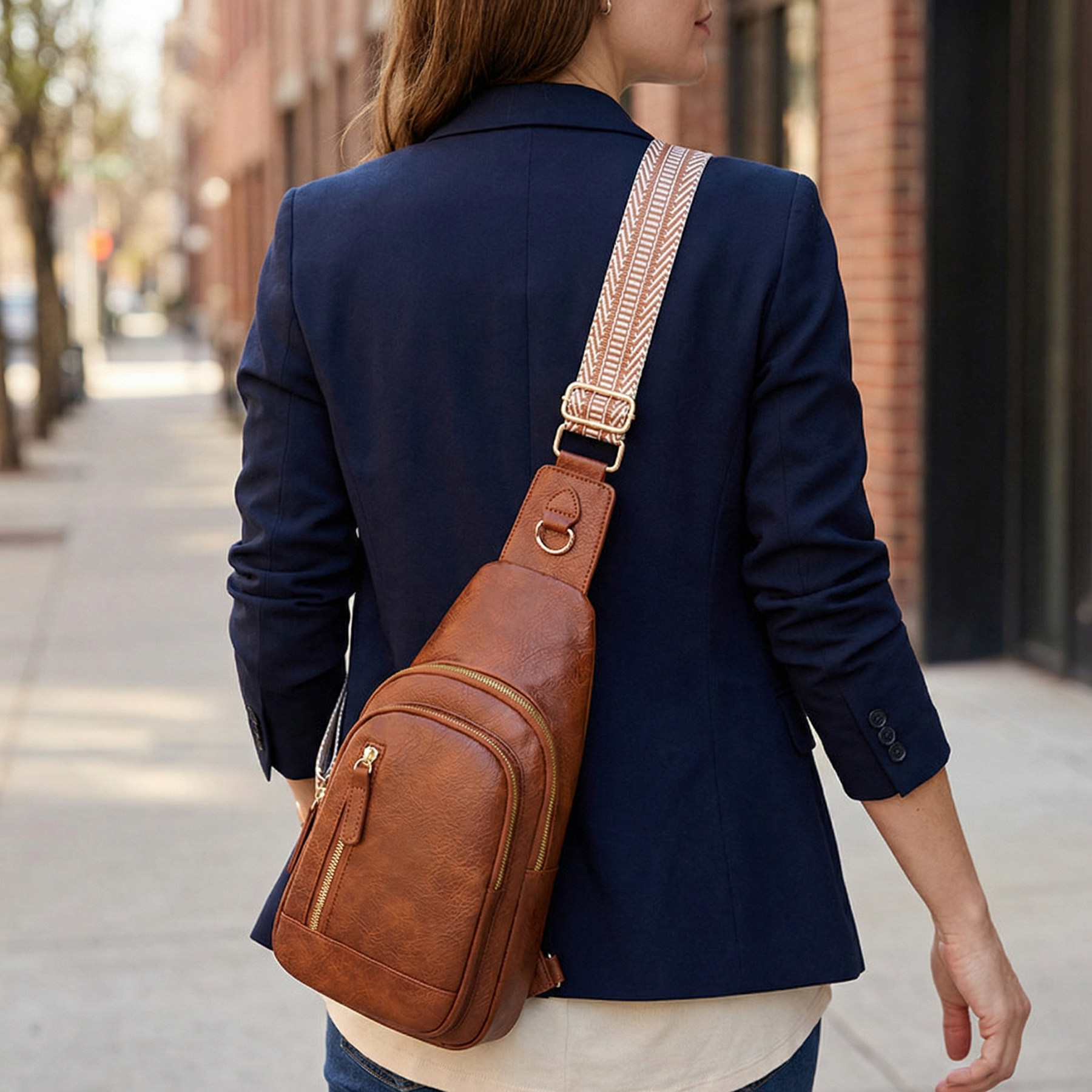 Carvia – Women’s Multi Pocket Crossbody Sling Bag