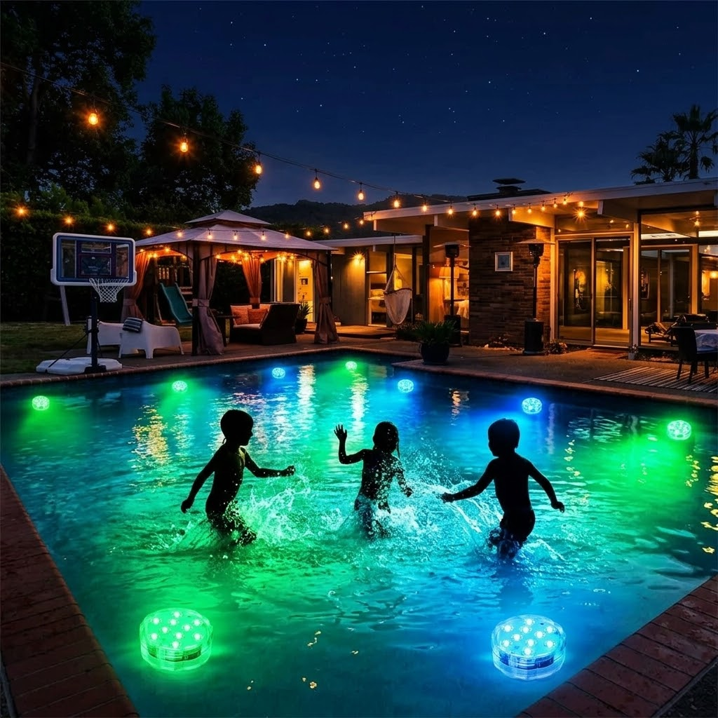 LumaGlow – Submersible Pool Light with Remote
