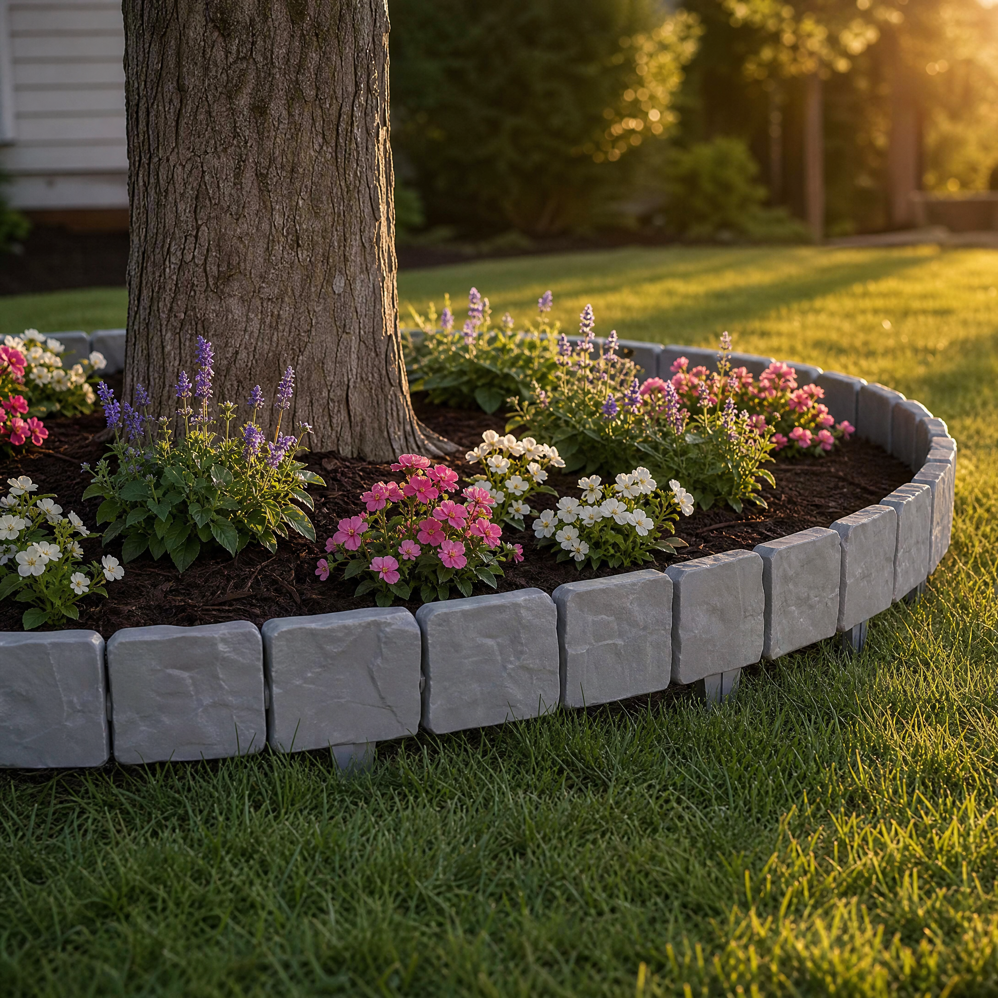 Lawnframe – Hammer-In Stone Garden Edging