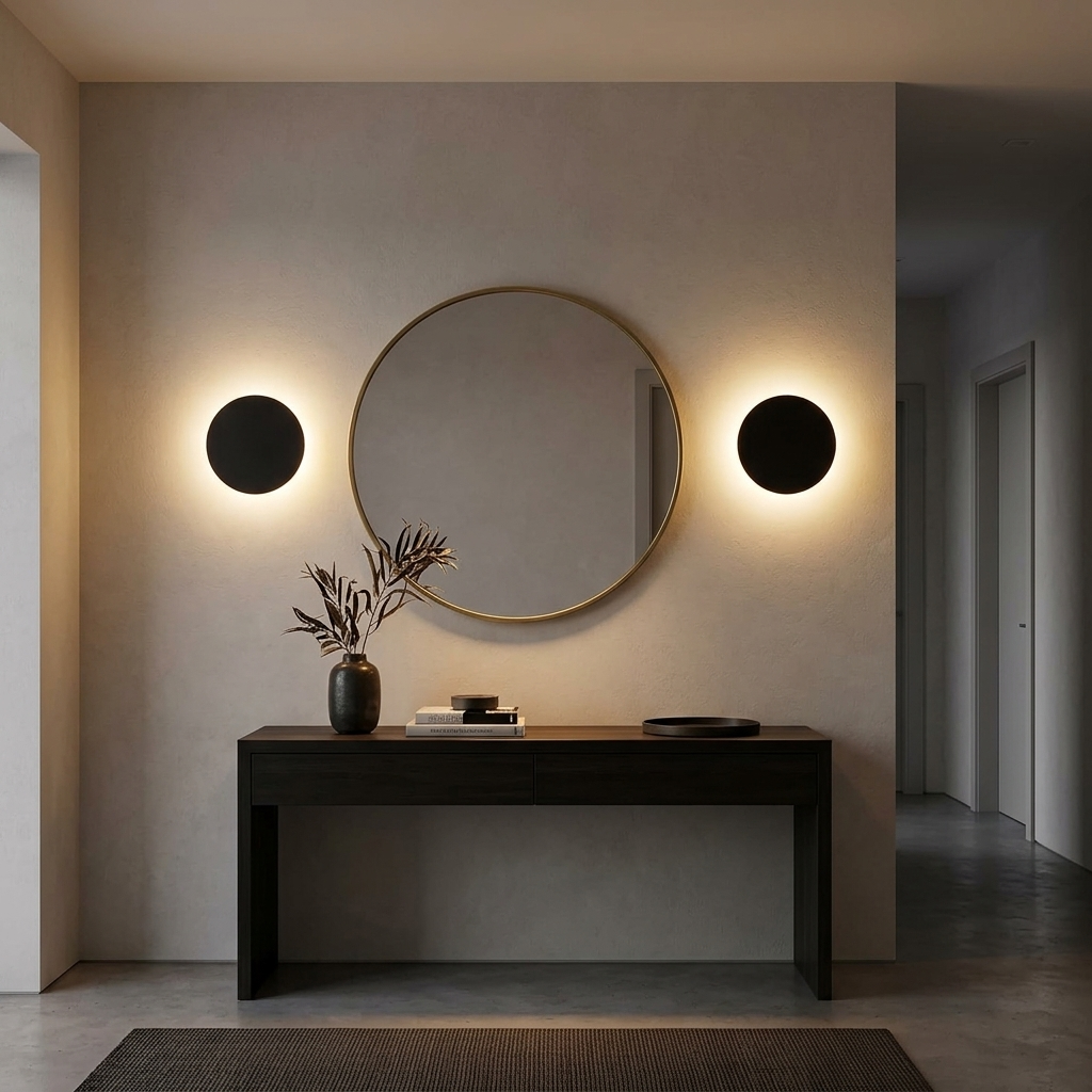 Lunaro – Eclipse Backlit LED Wall Sconce