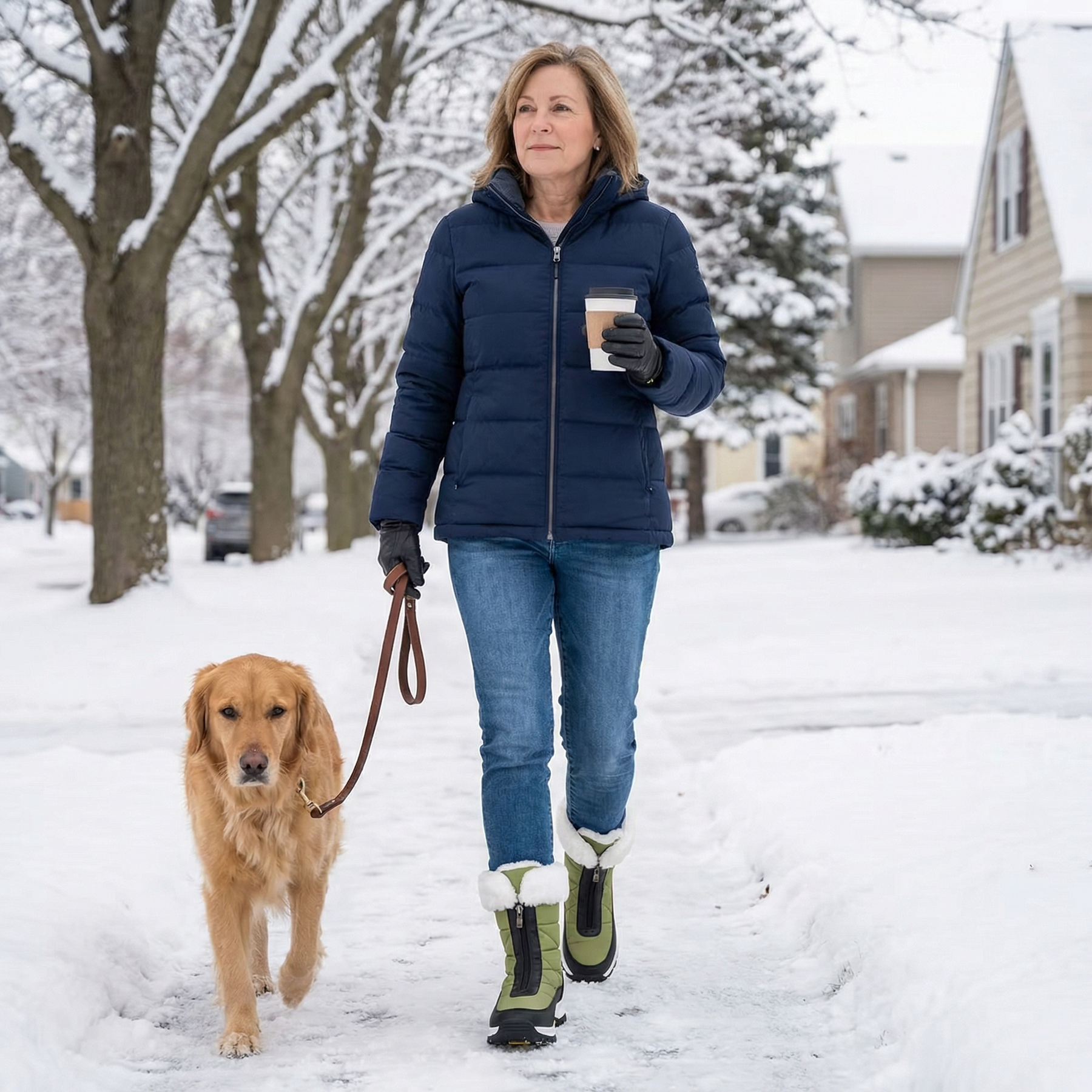 Frostara – Waterproof Fur Lined Winter Boots
