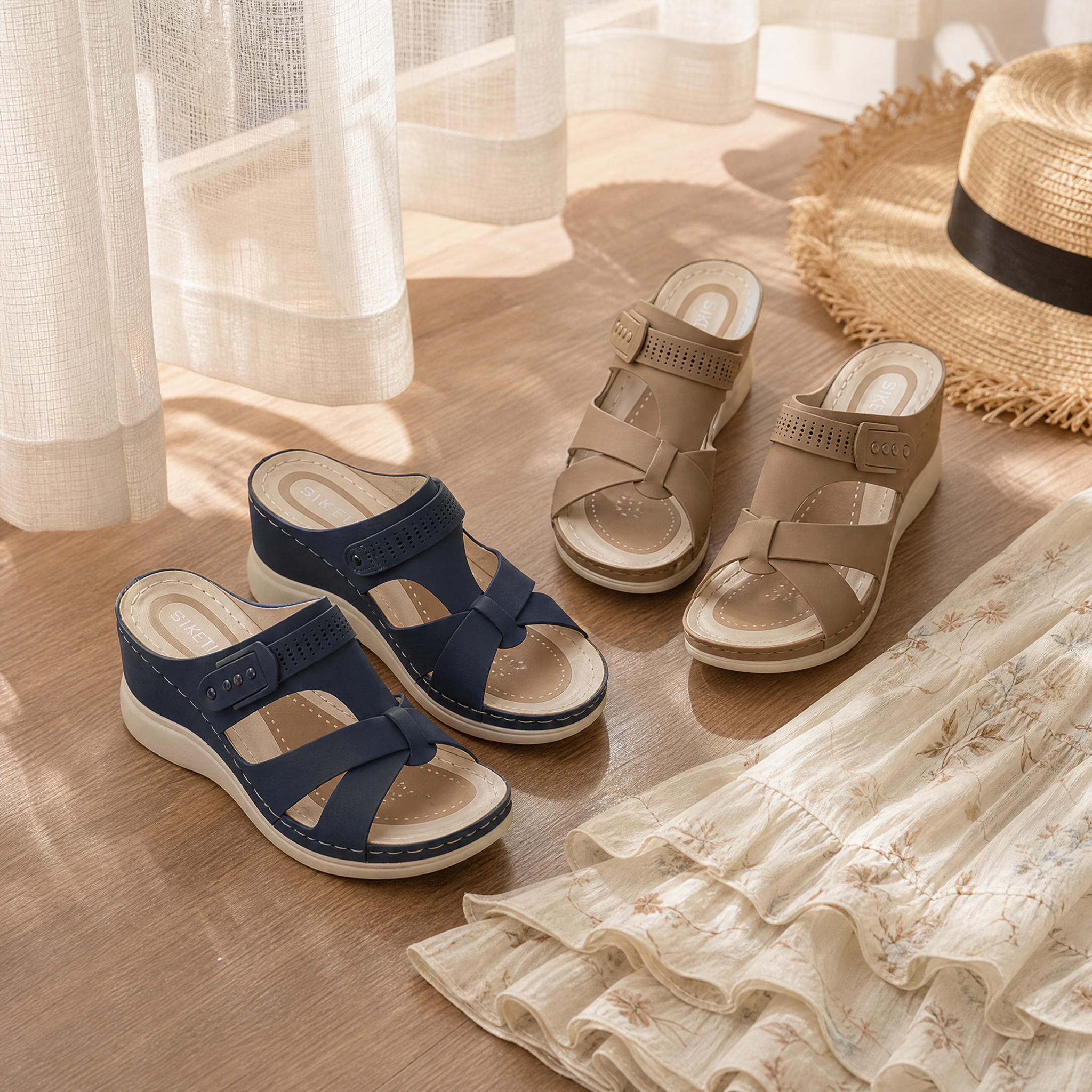 CloudLift – Orthopedic Wedge Sandals