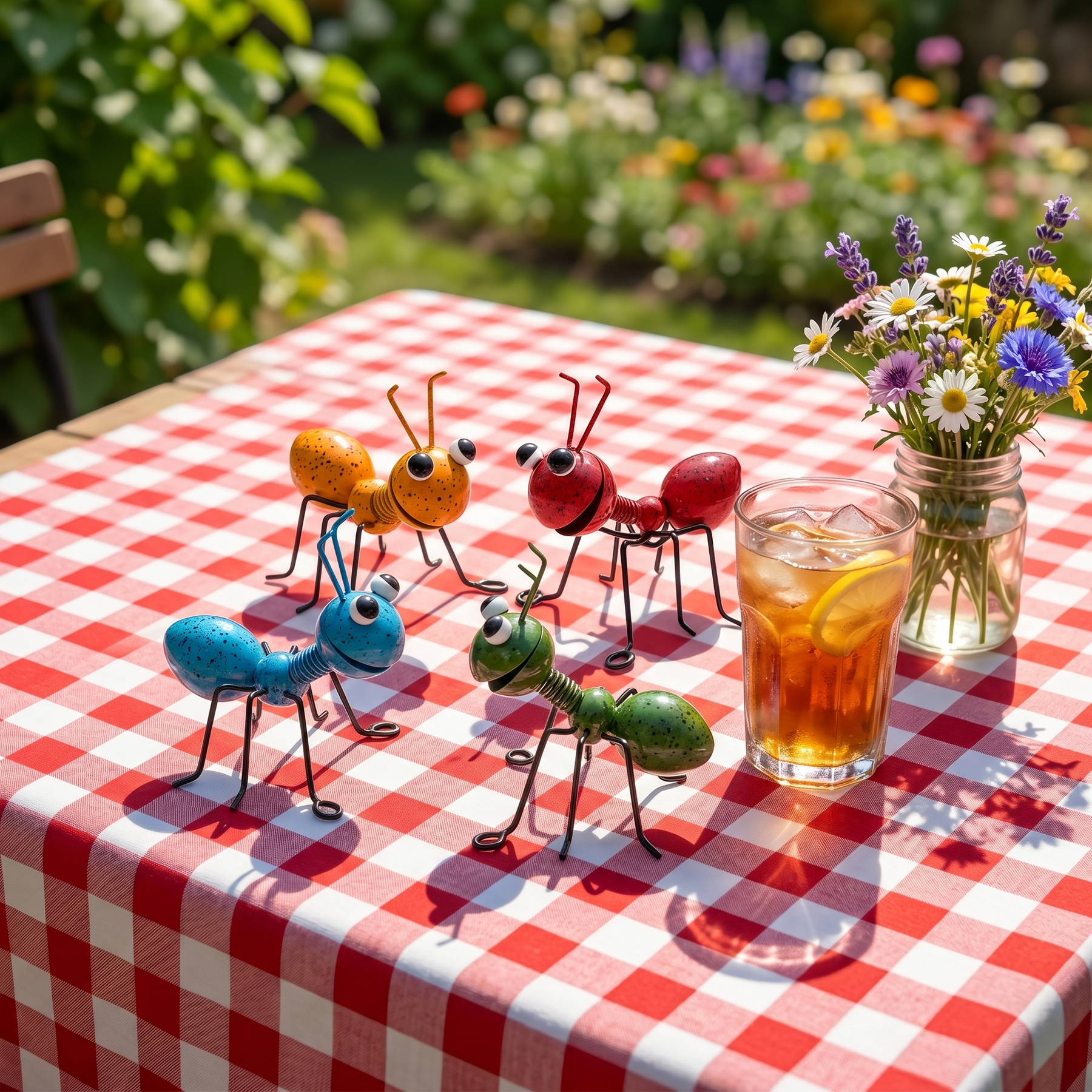 Antly – Colorful Metal Ants for Whimsical Gardens