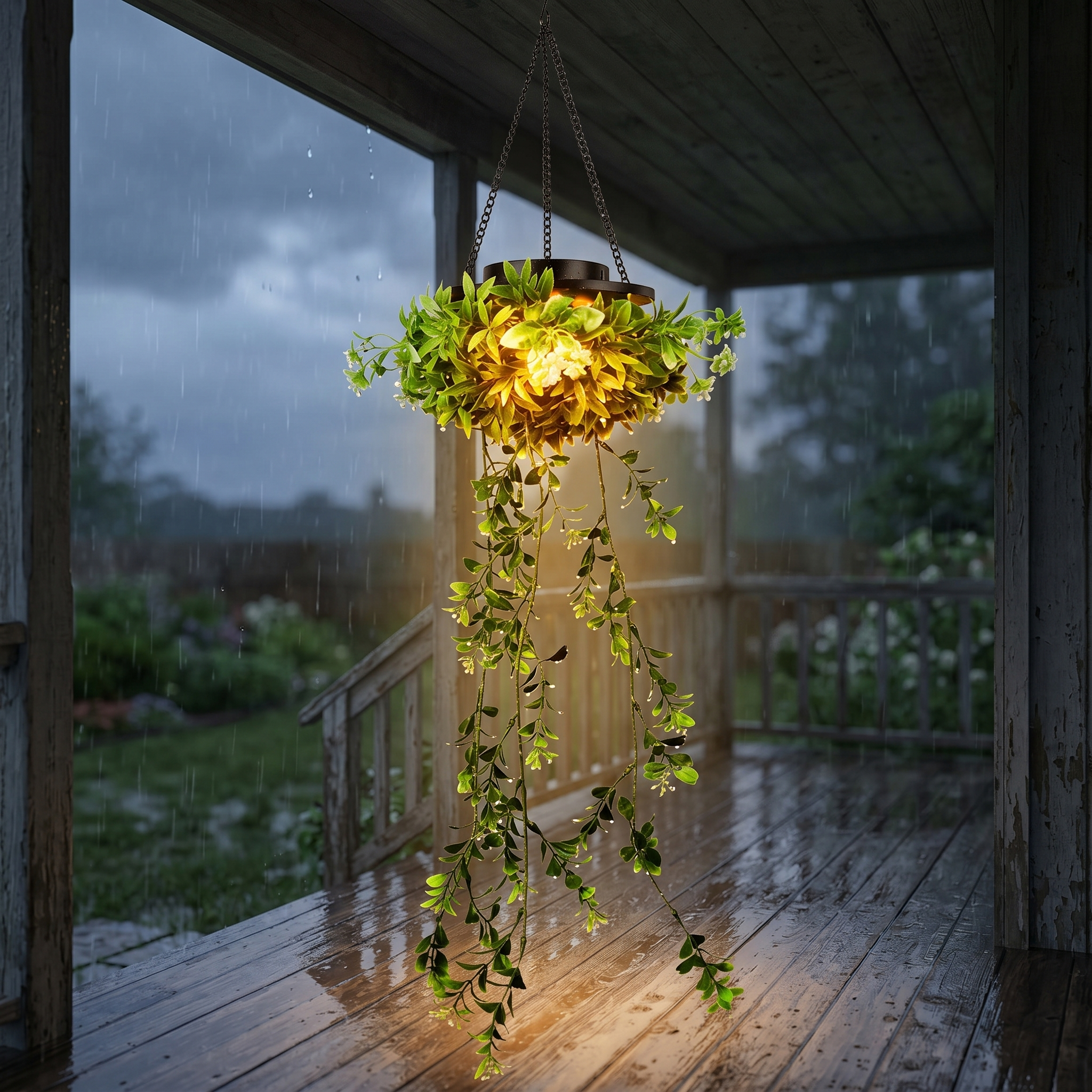 Lumivia – Solar Hanging Ivy Lantern