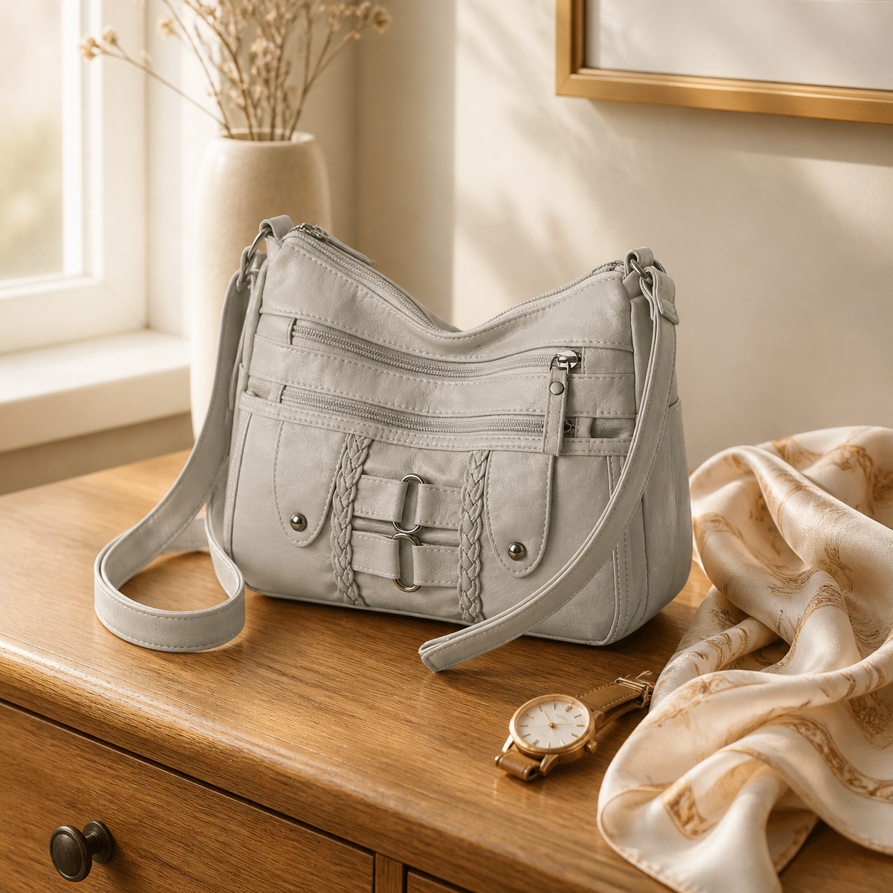 Avella – Soft Leather Crossbody Bag