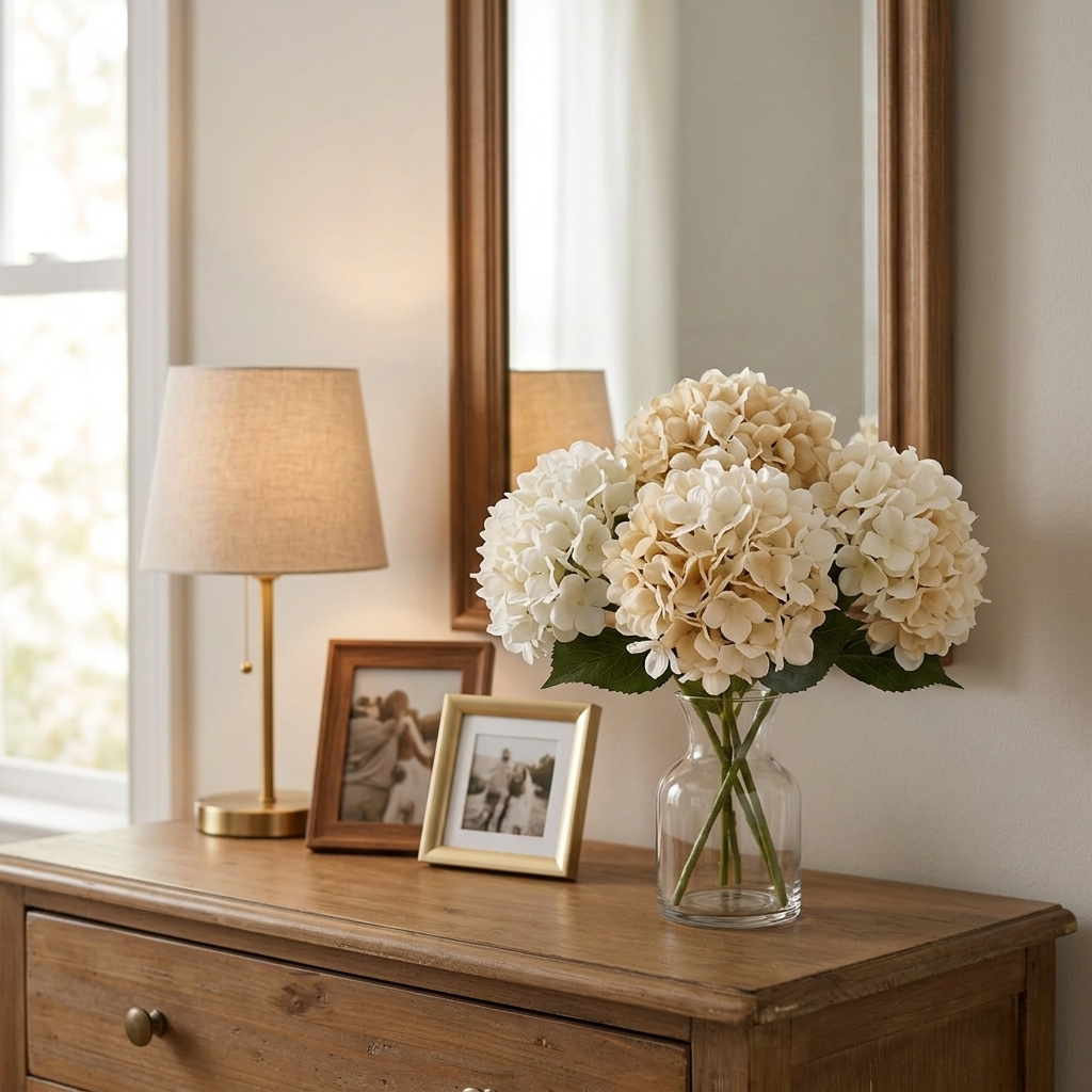 Bloomvera – Realistic Silk Hydrangea Bouquet