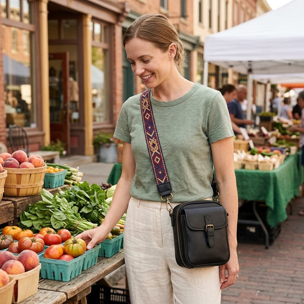Carryn – Organized Crossbody Bag with Card Slots