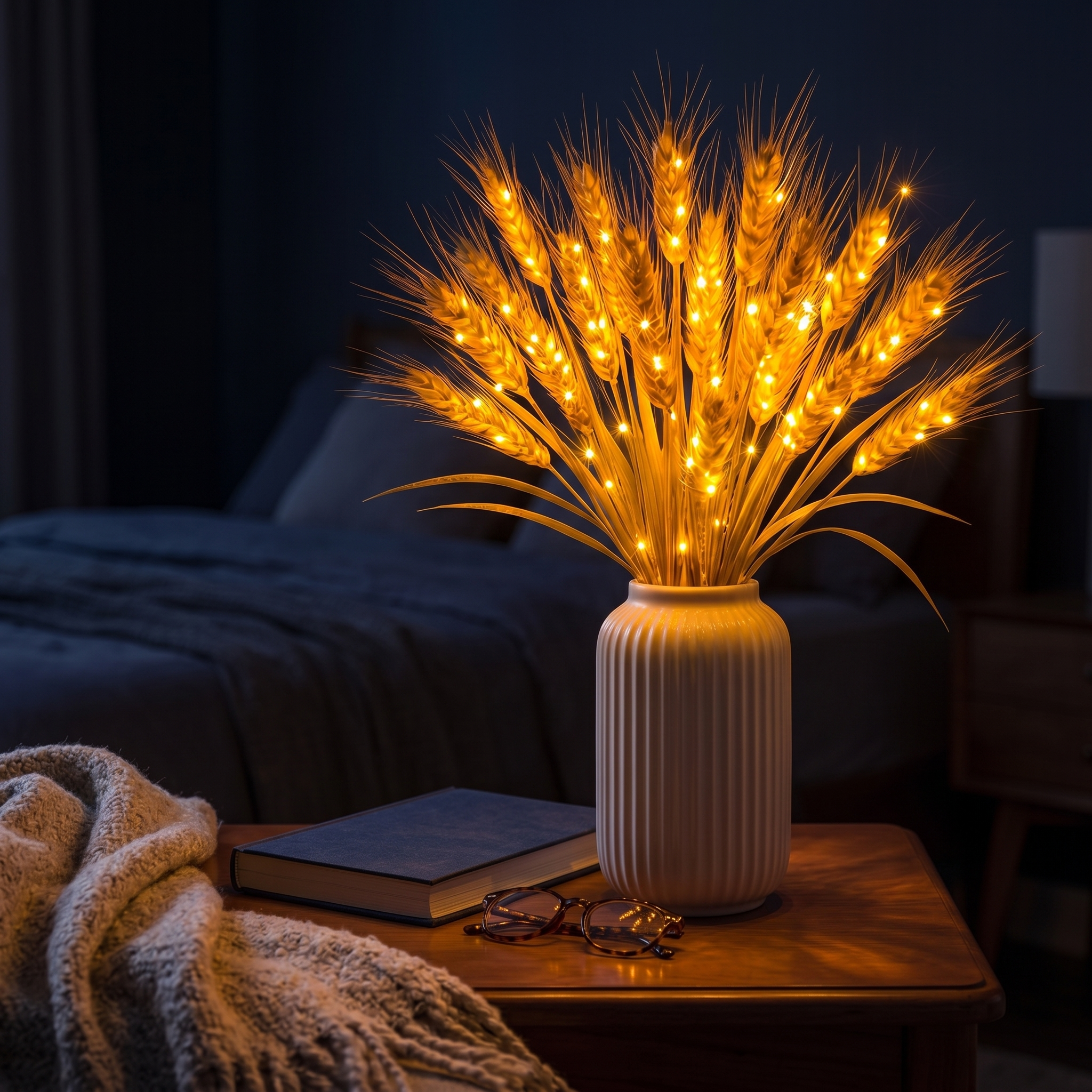 Lumenwheat – Glowing Wheat Centerpiece Light