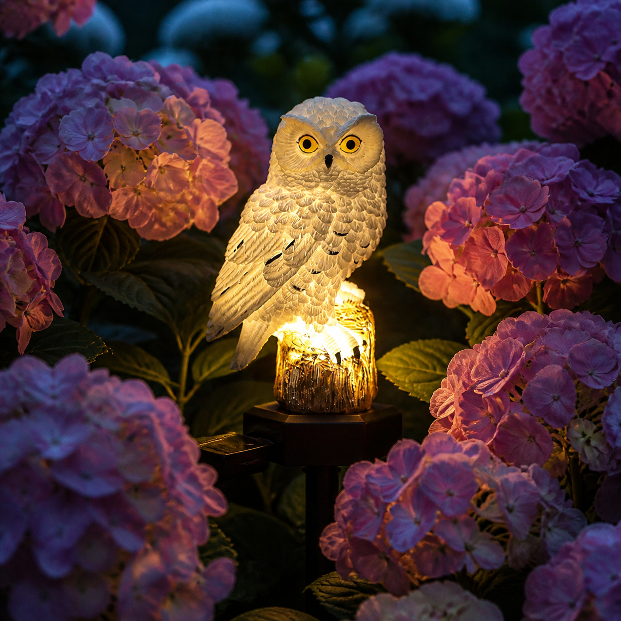 Lumora – Solar Owl Garden Light