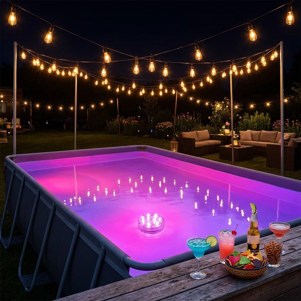 LumaGlow – Submersible Pool Light with Remote