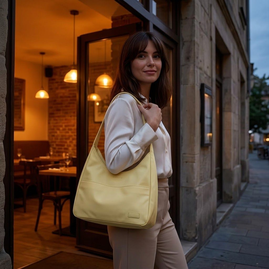 Lunavelle – Soft Shoulder Bag for Work and Every Day