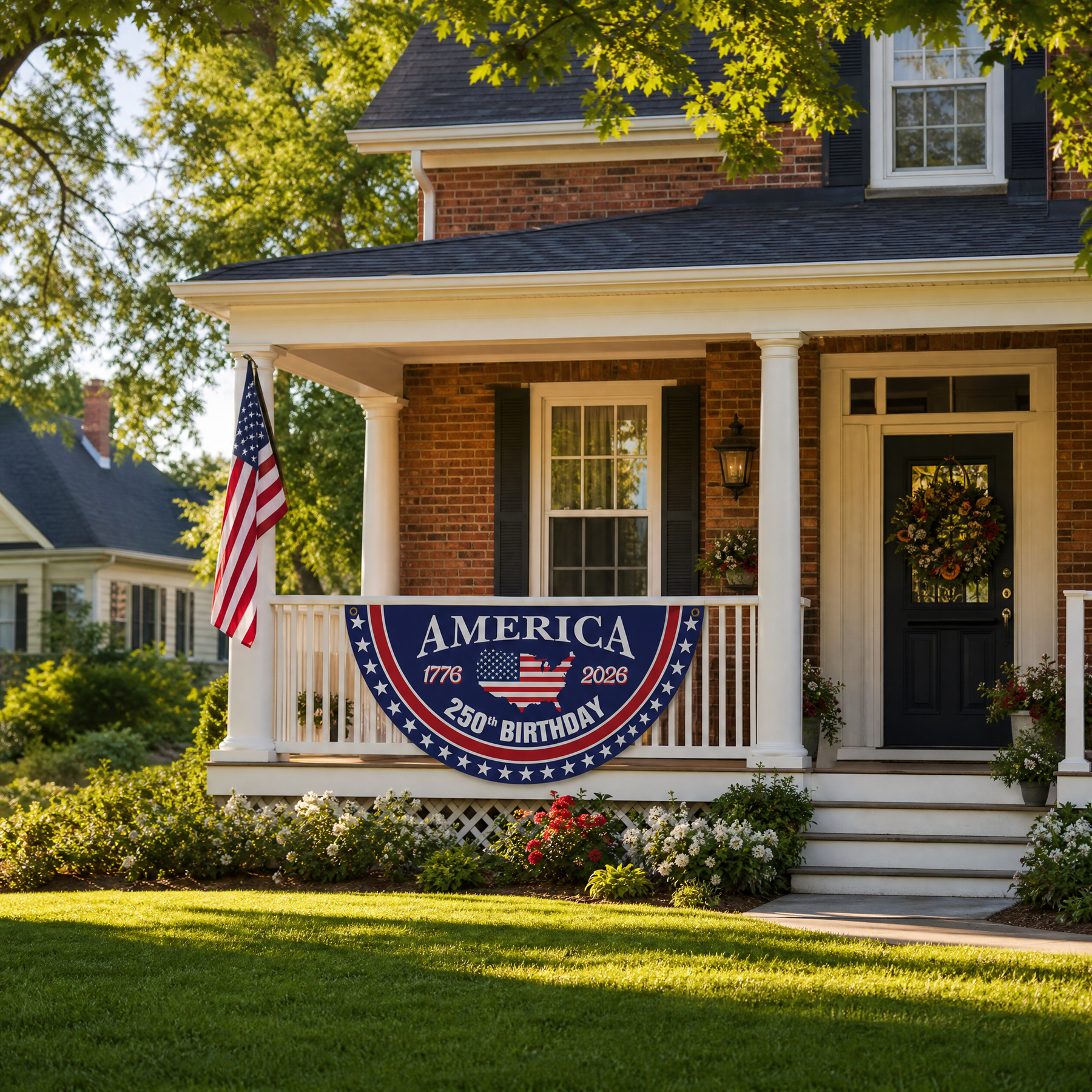 Libertara - 250th Anniversary America Fan Flag