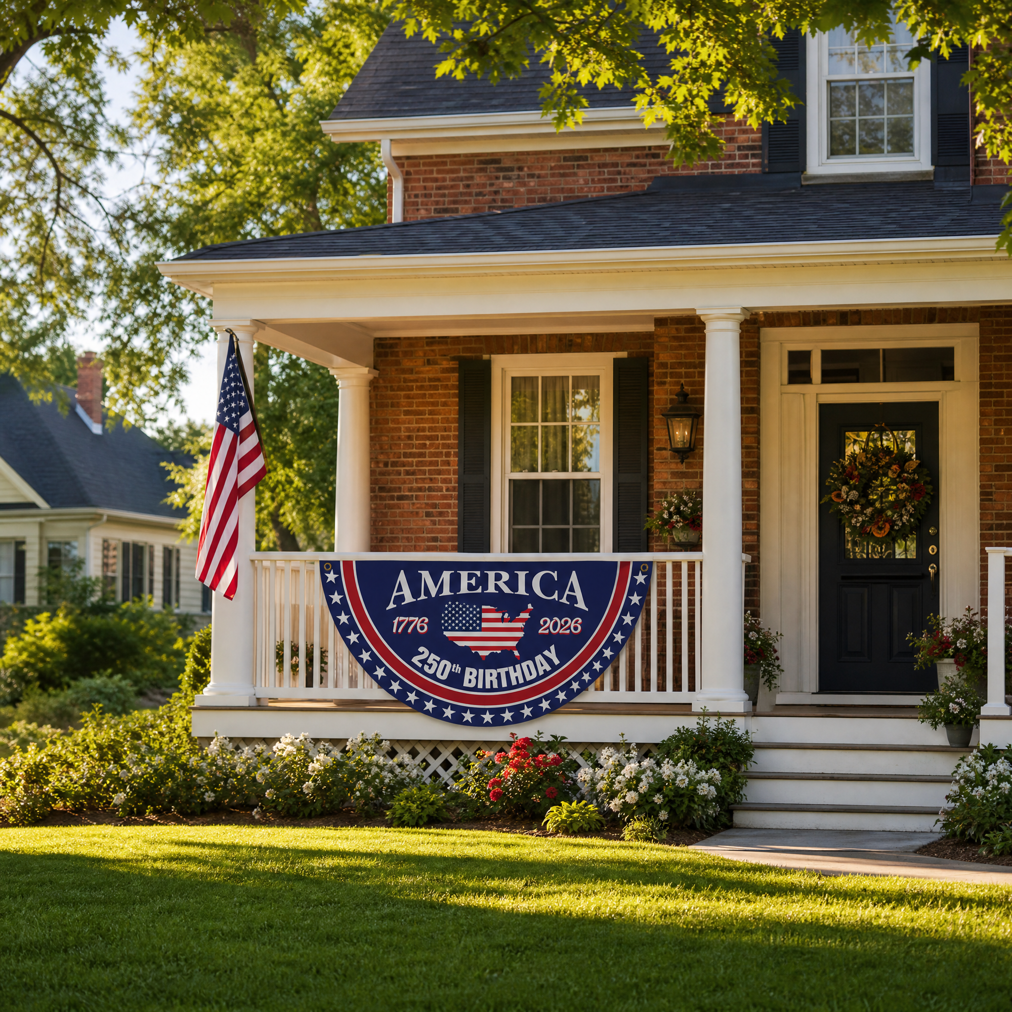 Libertara - 250th Anniversary America Fan Flag