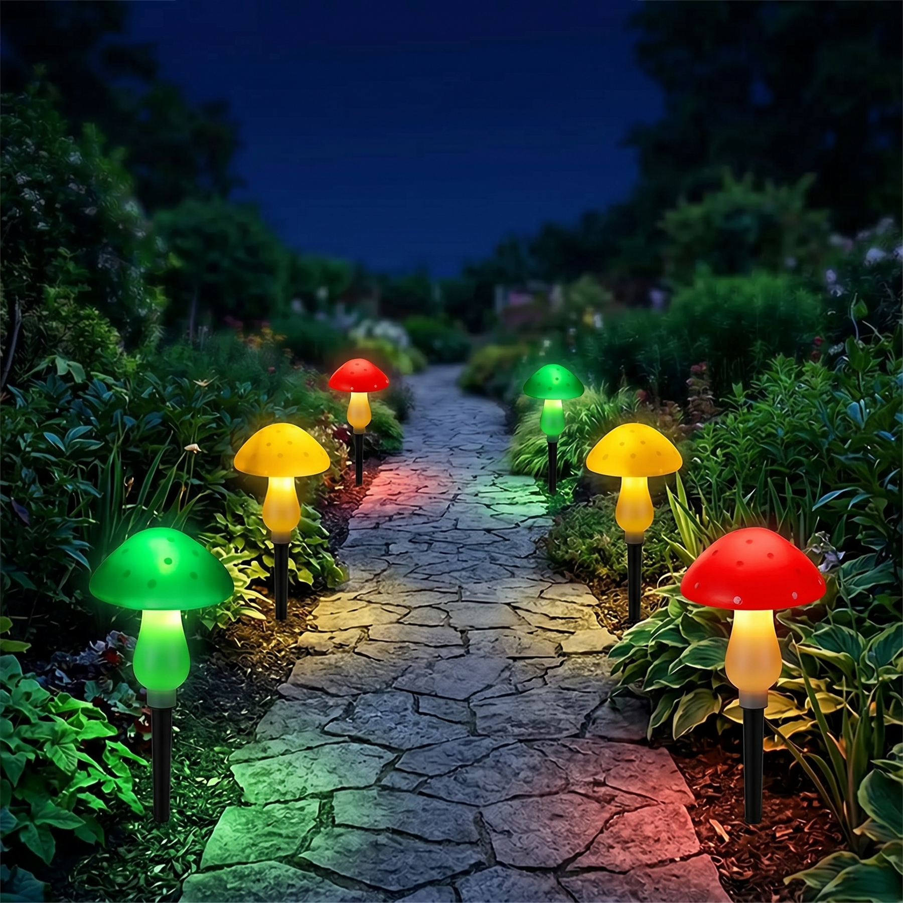 Glowvara – Solar Mushroom Lights for Garden Paths
