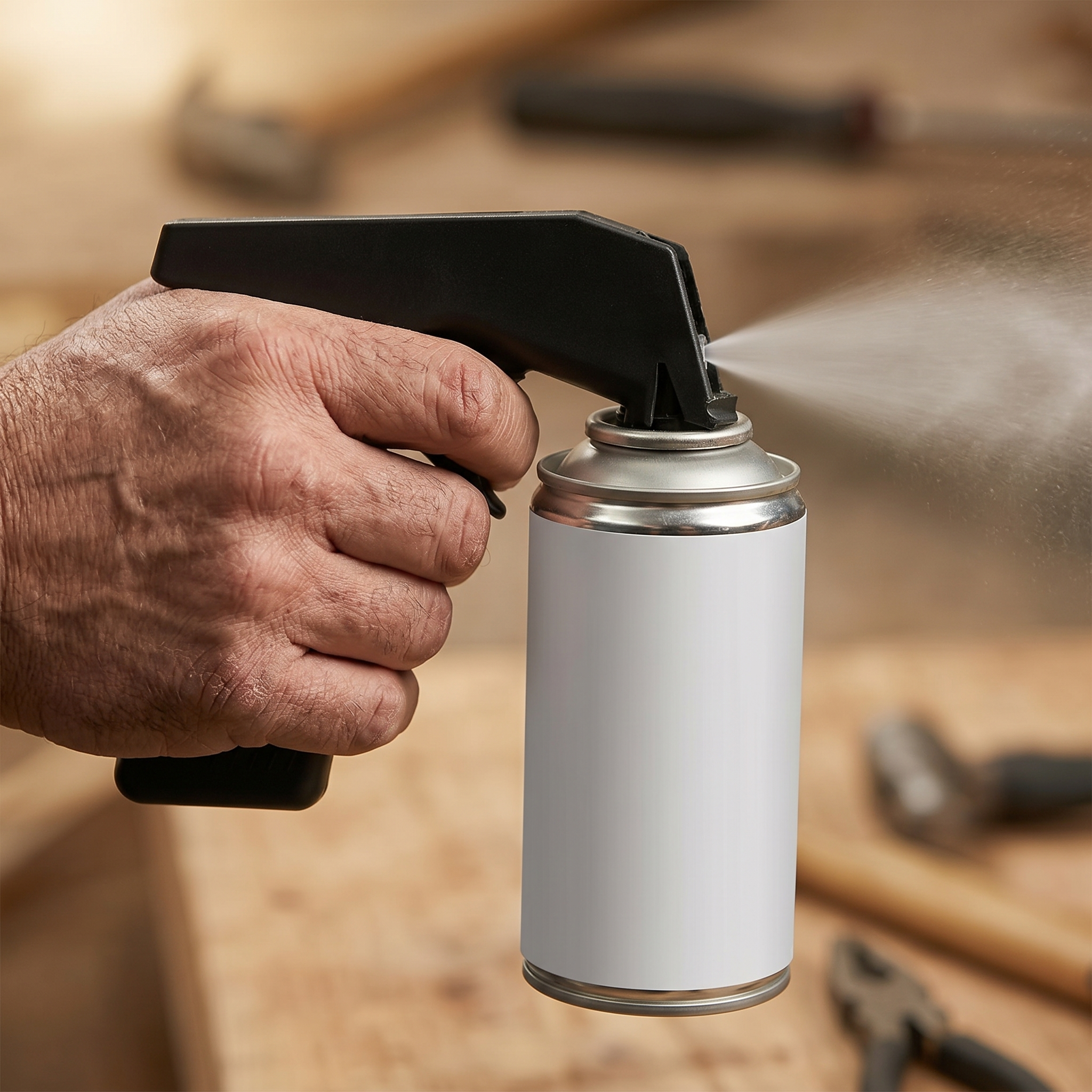Gripfire – Snap-On Spray Gun Handle for Any Can