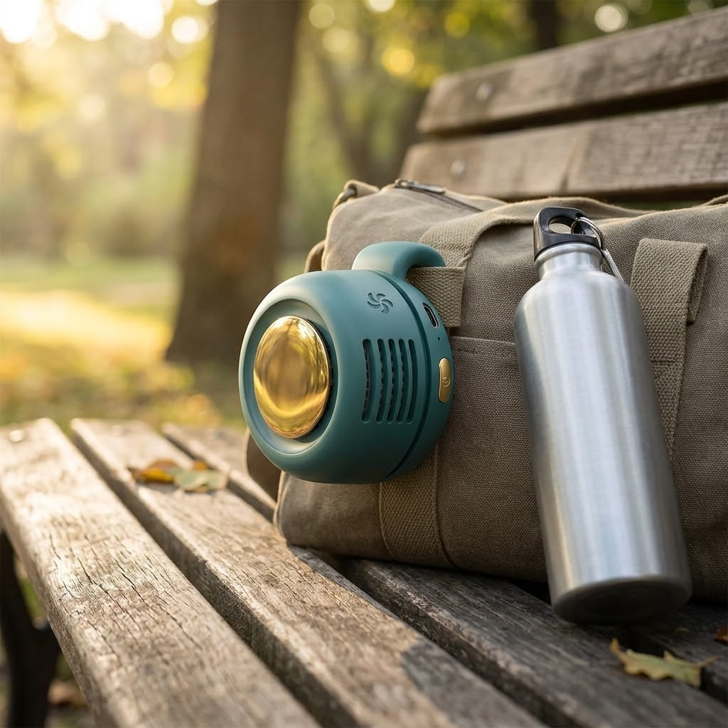 Breezly – Hands-Free Clip-On Cooling Fan