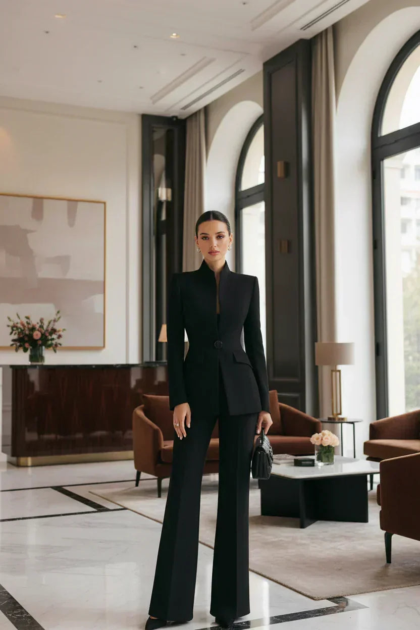 Georgina | Blazer and Palazzo Pants Set