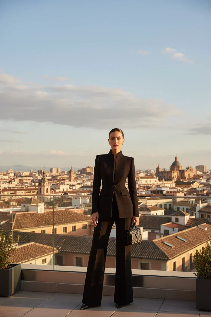 Georgina | Blazer and Palazzo Pants Set