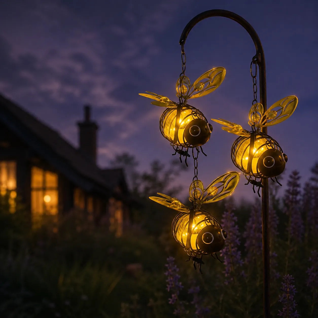Beeloom – Solar Hanging Bee Lamp for Garden