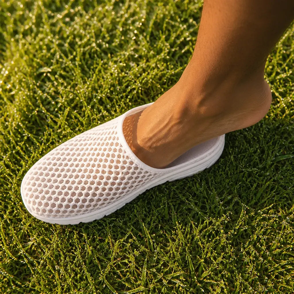 Airstep – Men's Breathable Mesh Slip-On Mules with Cushioned EVA Sole