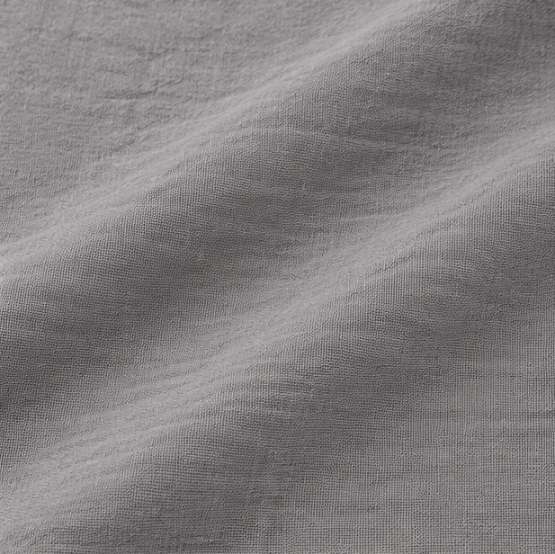Linvie – Loose V-Neck Linen-Look Blouse with Three-Quarter Sleeves