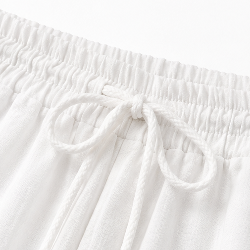 Liora – Women's Lace Trim Drawstring Comfort Pants