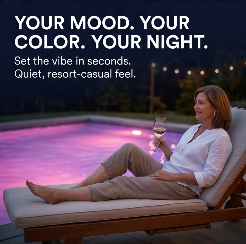 LumaGlow – Submersible Pool Light with Remote