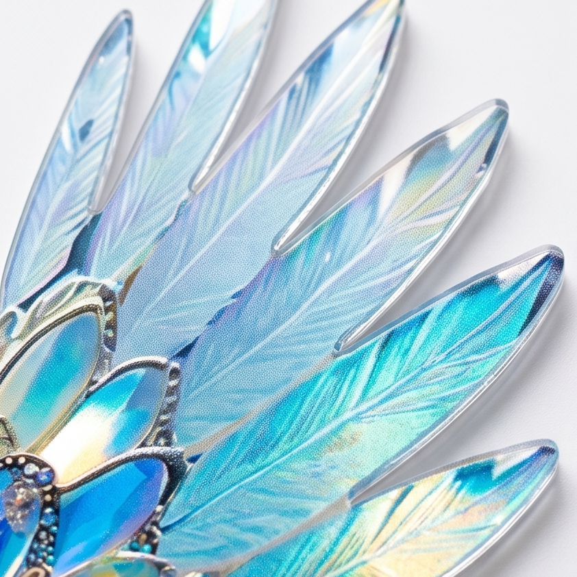 Lumara – Iridescent bluebird suncatcher ornament