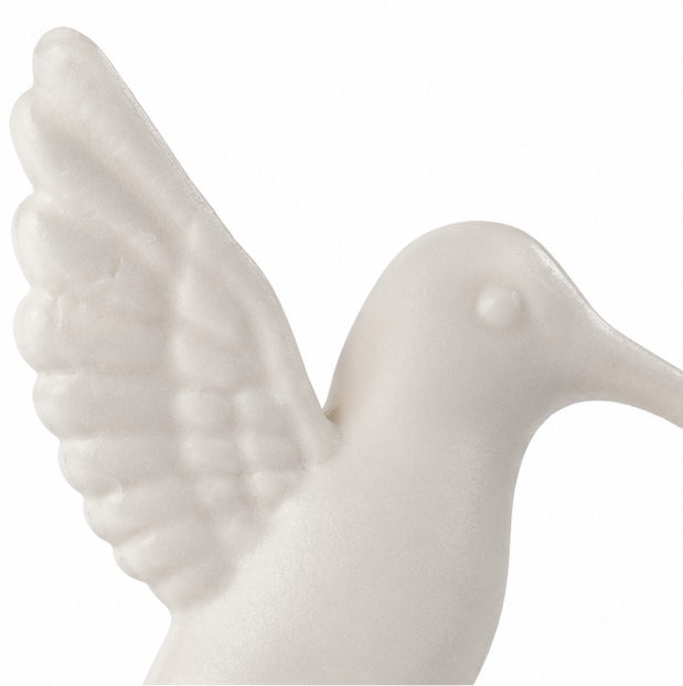Lumavia – Hummingbird Tealight Candle Holder with Floral Shadow Base