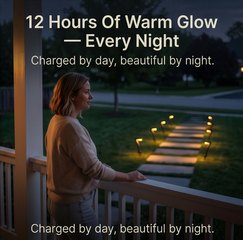 Lumenly – Sculptural Solar Pathway Lights (Set of 4)