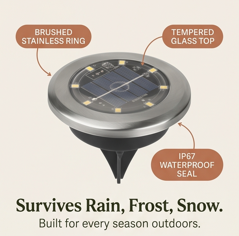 Lumeré – Warm-Glow Solar Path Lights