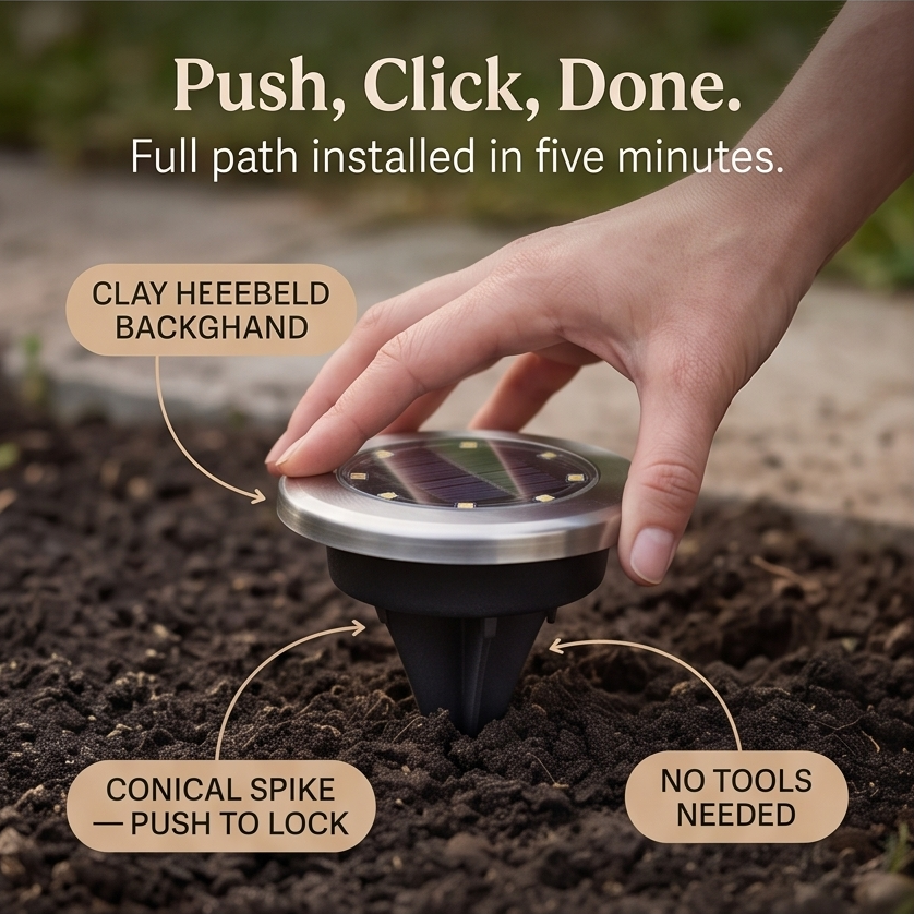 Lumeré – Warm-Glow Solar Path Lights