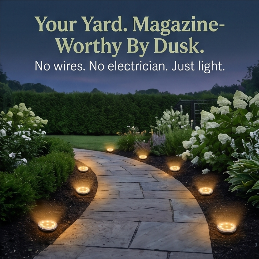 Lumeré – Warm-Glow Solar Path Lights