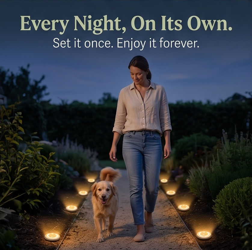 Lumeré – Warm-Glow Solar Path Lights