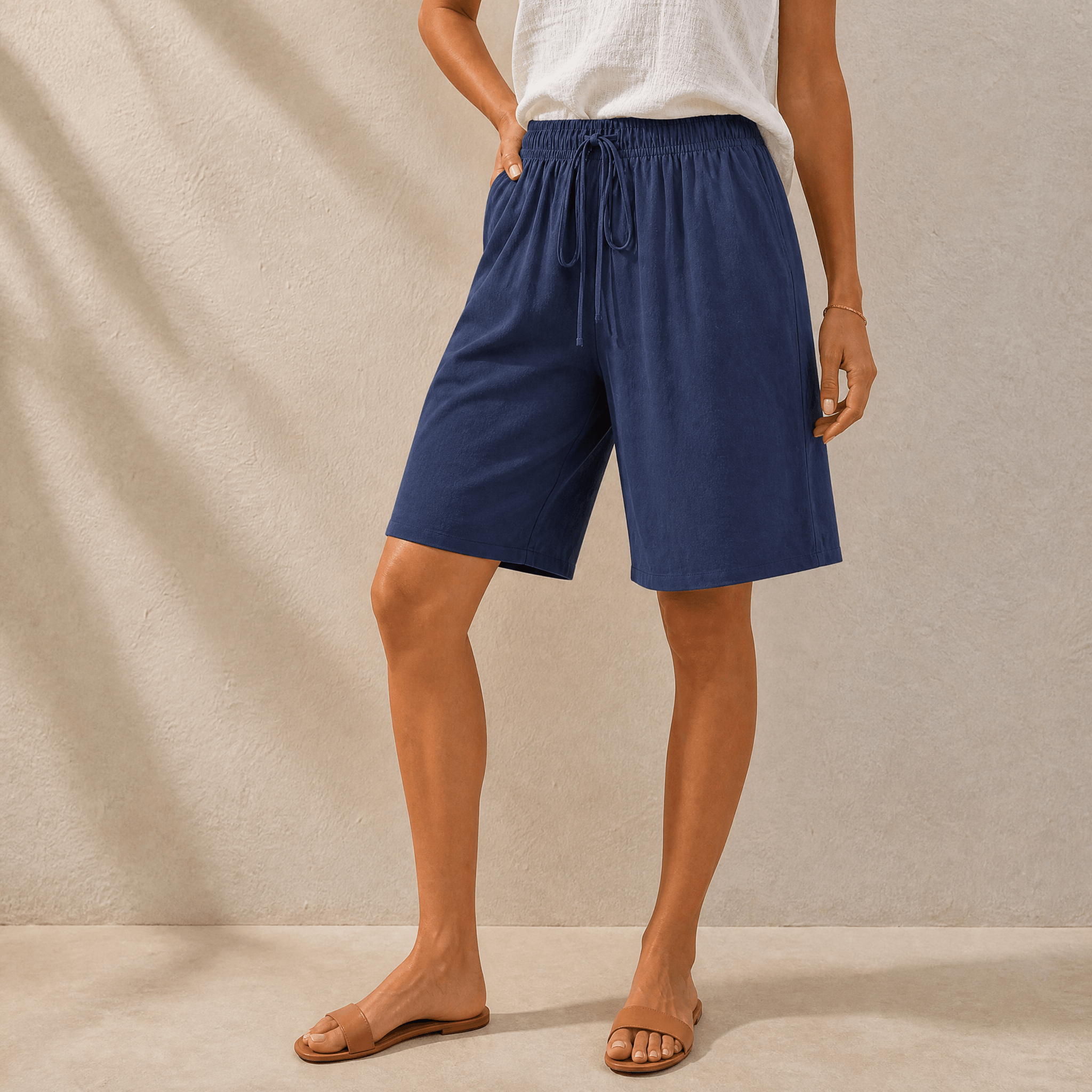 Lumera – Women's Wide-Leg Drawstring Shorts