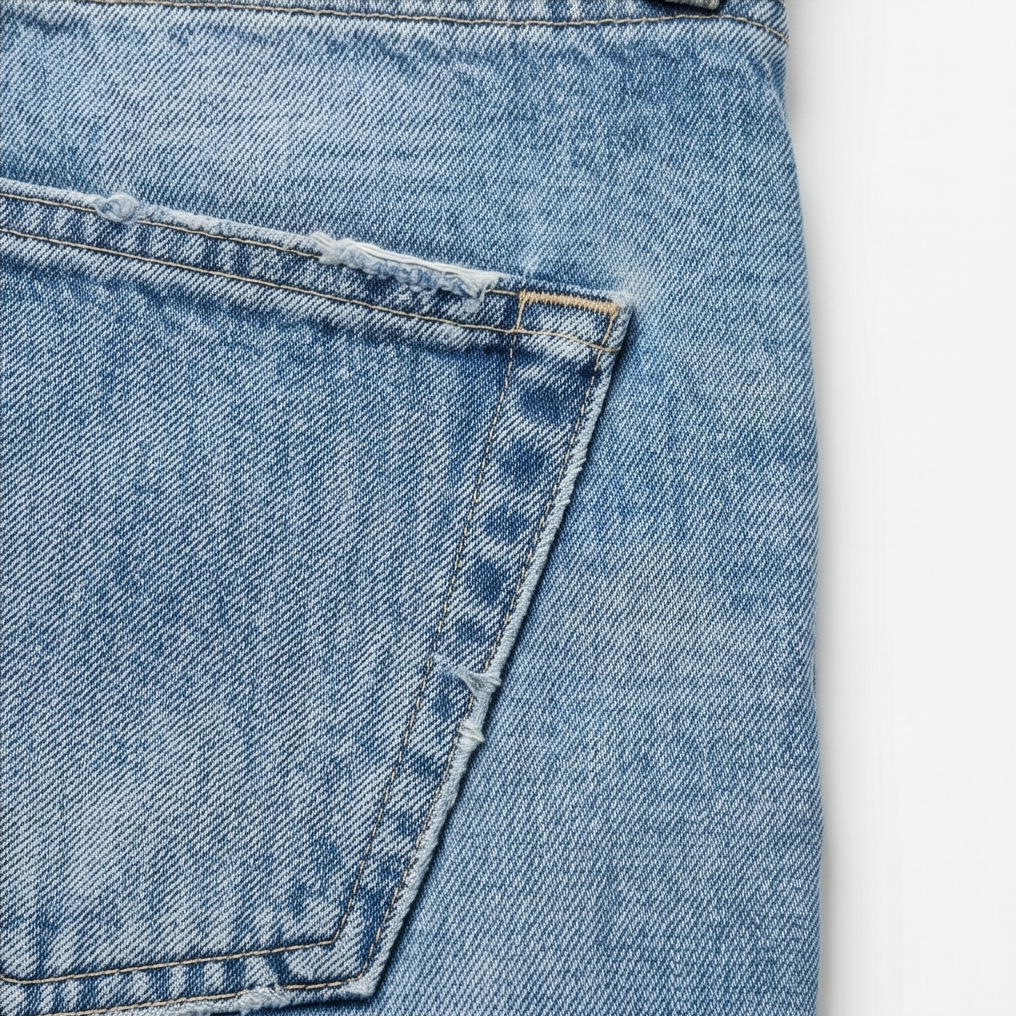 Lumière – Women's High-Waisted Cropped Barrel Jeans