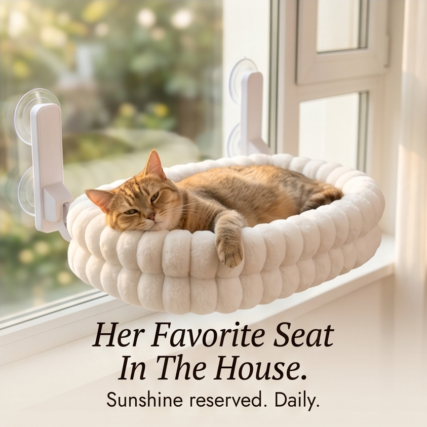 Lumiclaw – Foldable Window Cat Bed